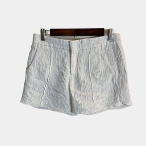 Vince Shorts Women's 2 Chino Pockets Cotton Linen Blend